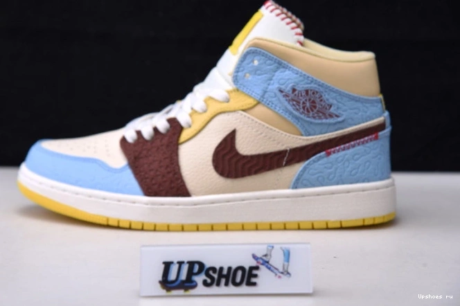 x Fearless Maison  Chateau Mid Jordan High 1 Rouge CU2803-200 Air 0219